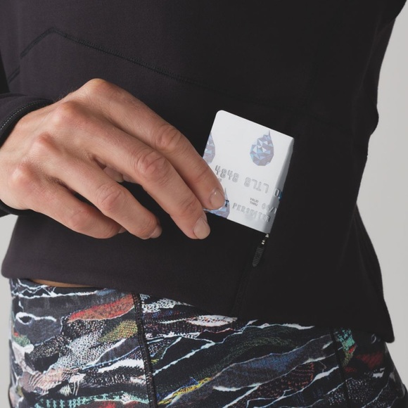 Lululemon Hill and Valley Mock Neck Top in Black - Picture 8 of 13